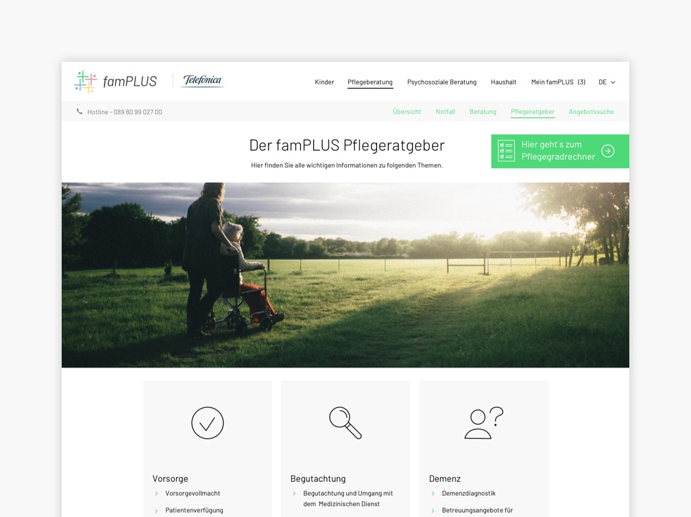famPLUS Pflegeratgeber famPLUS Pflegeratgeber
